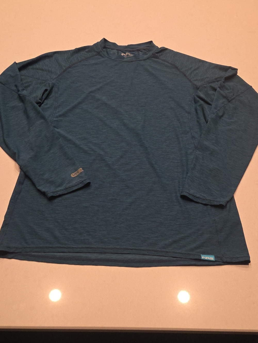 Men’s Long-Sleeve Performance Tee — Deep Teal